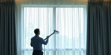 Commercial drapes cleaning service zillmere hotels offices