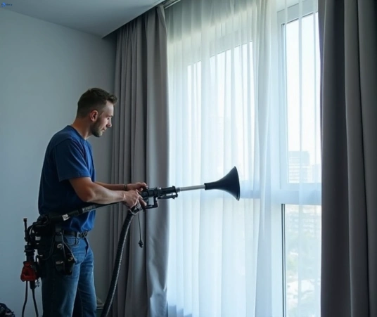 Professional drapes cleaning process tools Matty Curtain Cleaning zillmere