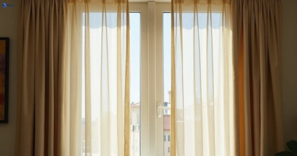 Dull dusty drapes in zillmere before professional cleaning